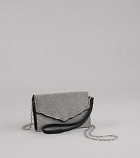 Sparkly Endeavor Rhinestone Crossbody Wallet