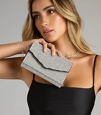 Sparkly Endeavor Rhinestone Crossbody Wallet