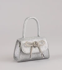 Tie It Together Glitter Mini Bag