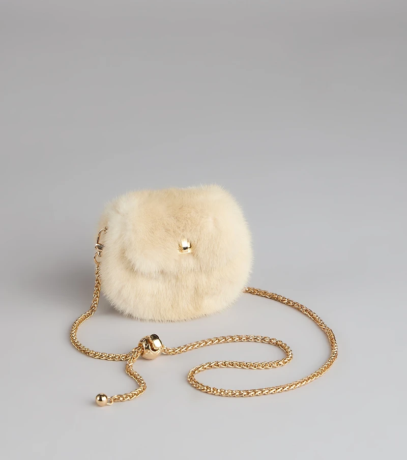Fluff Factor Mini Crossbody Bag