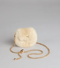 Fluff Factor Mini Crossbody Bag