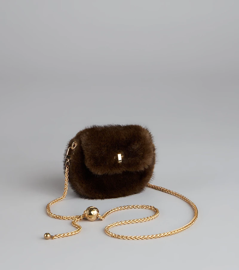 Fluff Factor Mini Crossbody Bag