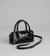 Little Luxe Mini Faux Leather Bag