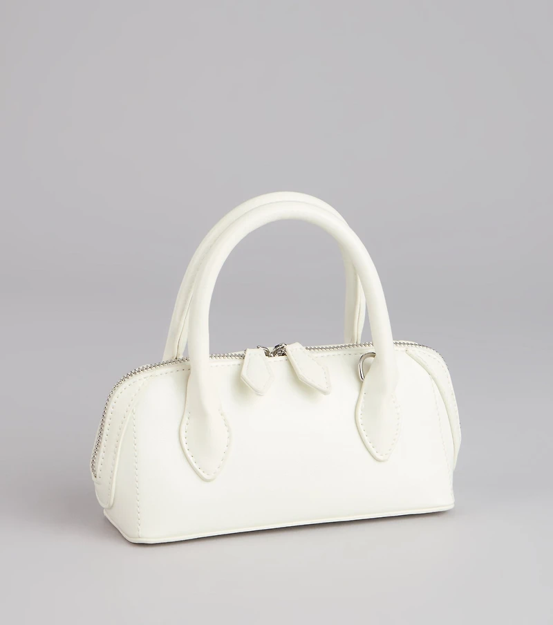 Little Luxe Mini Faux Leather Bag