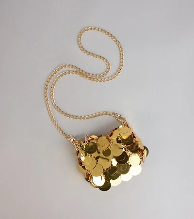 Disco Dreams Sequin Crossbody Bag