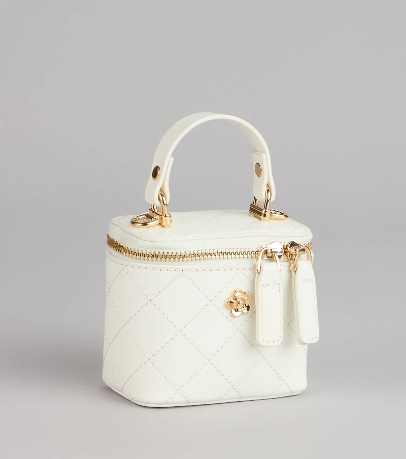 Sweet Details Quilted Mini Handle Crossbody