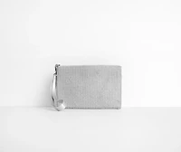 Don't Rush Me Rhinestone Wristlet