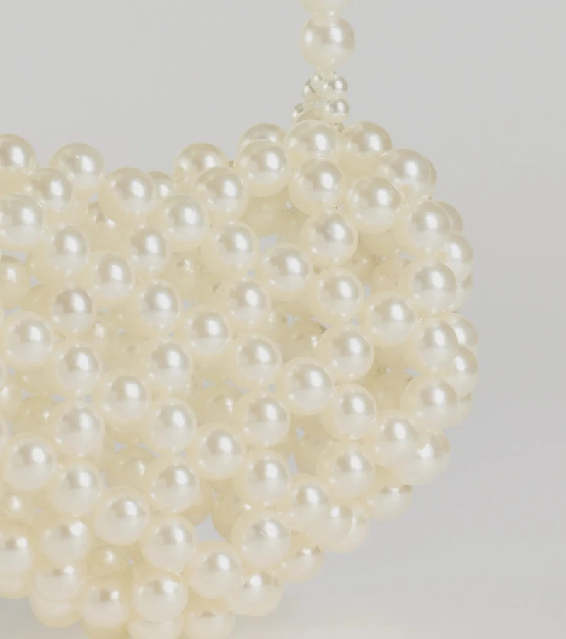 Heart For Pearls Mini Handbag
