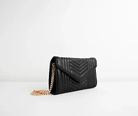 Vertical Quilt Envelope Purse