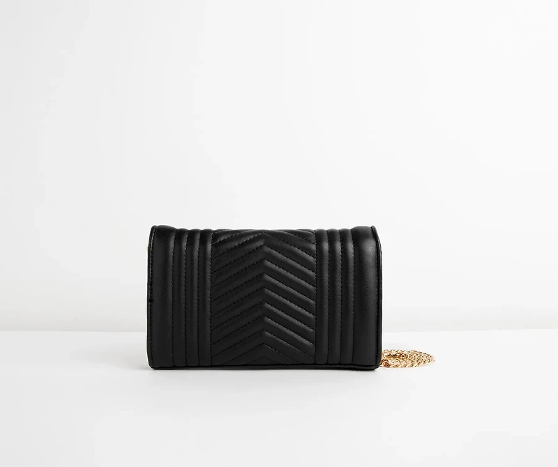 Vertical Quilt Envelope Purse