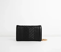 Vertical Quilt Envelope Purse