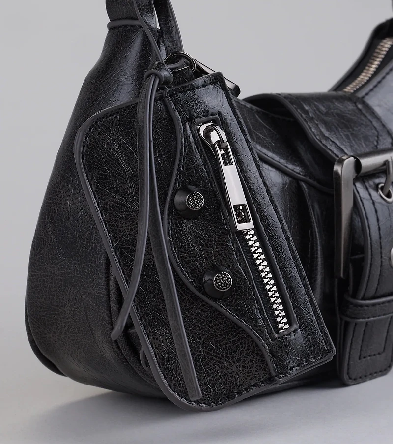 High Rating Buckle Strap Shoulder Bag