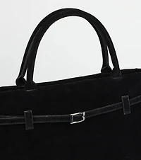 So Elevated Buckle Strap Satchel Bag