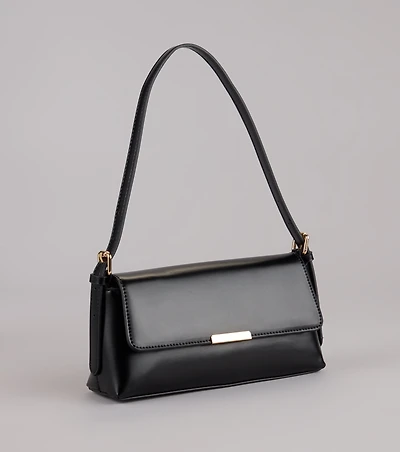 It Girl Vibe Faux Leather Shoulder Bag