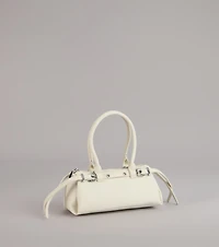 Chic Plans Buckle Strap Mini Handbag