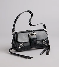 Street Icon Buckle Shoulder Bag