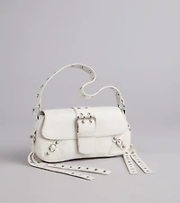 Tough Love Buckle Shoulder Bag