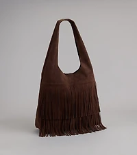 Fringe Benefits Fringe Tote Bag With Pouch