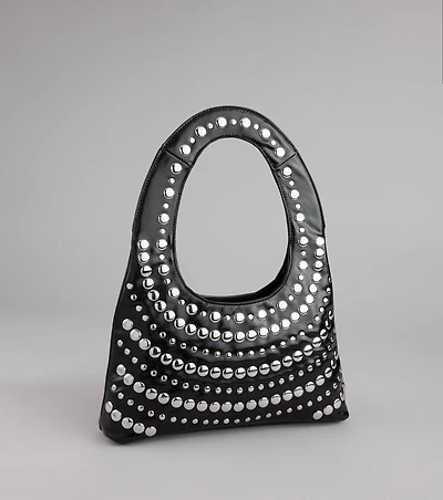 It-Girl Studded Shoulder Bag