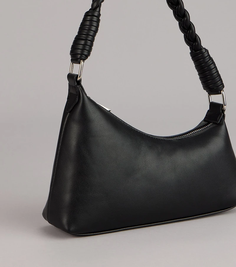 Carried Away Braided Strap Shoulder Bag