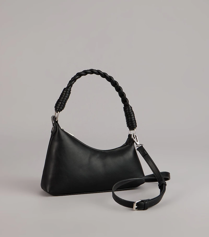 Carried Away Braided Strap Shoulder Bag