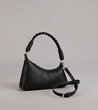 Carried Away Braided Strap Shoulder Bag