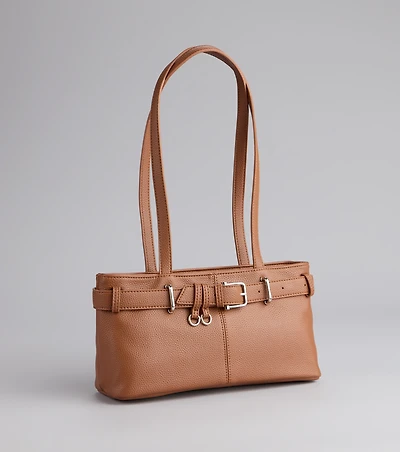 Chic Plus One Buckle Shoulder Bag
