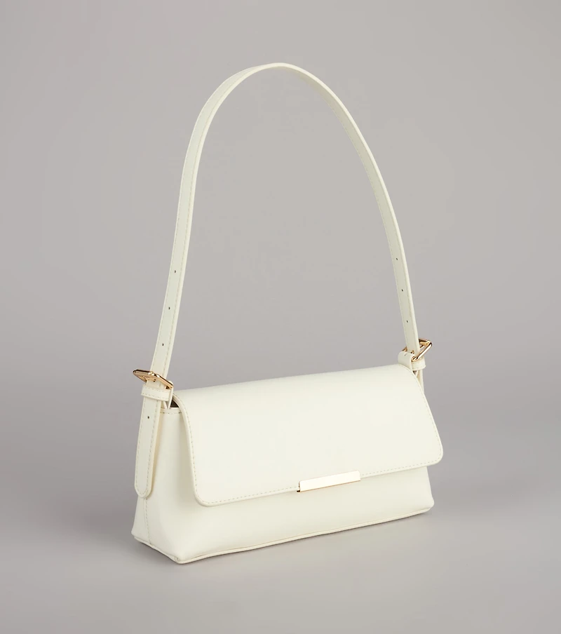 It Girl Vibe Faux Leather Shoulder Bag