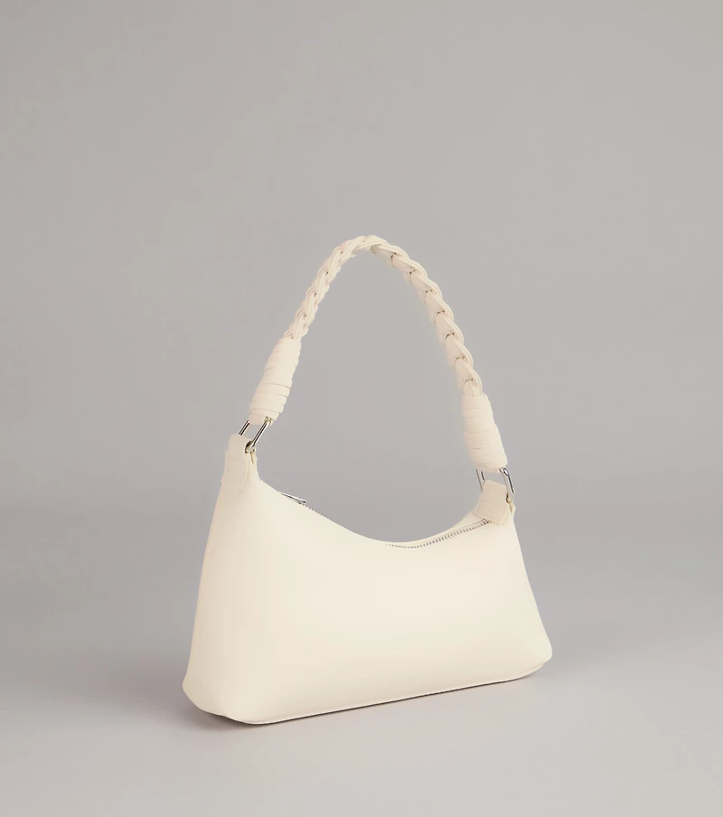 Carried Away Braided Strap Shoulder Bag