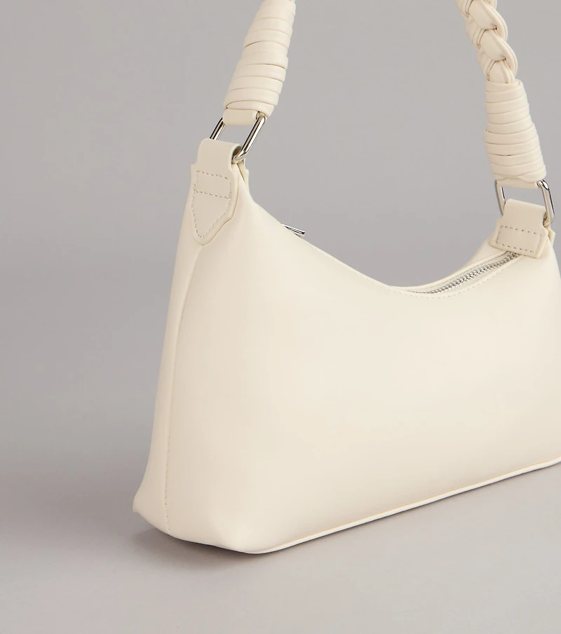 Carried Away Braided Strap Shoulder Bag