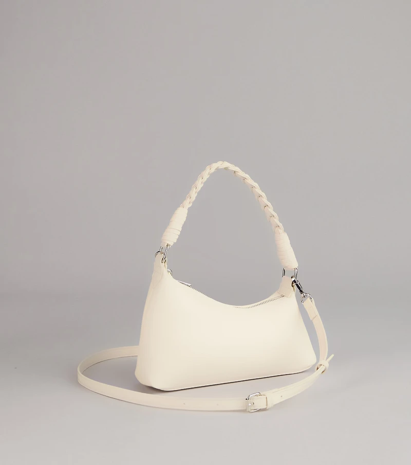 Carried Away Braided Strap Shoulder Bag