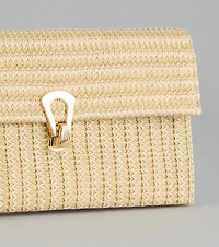 Vacation Mode Straw Clutch