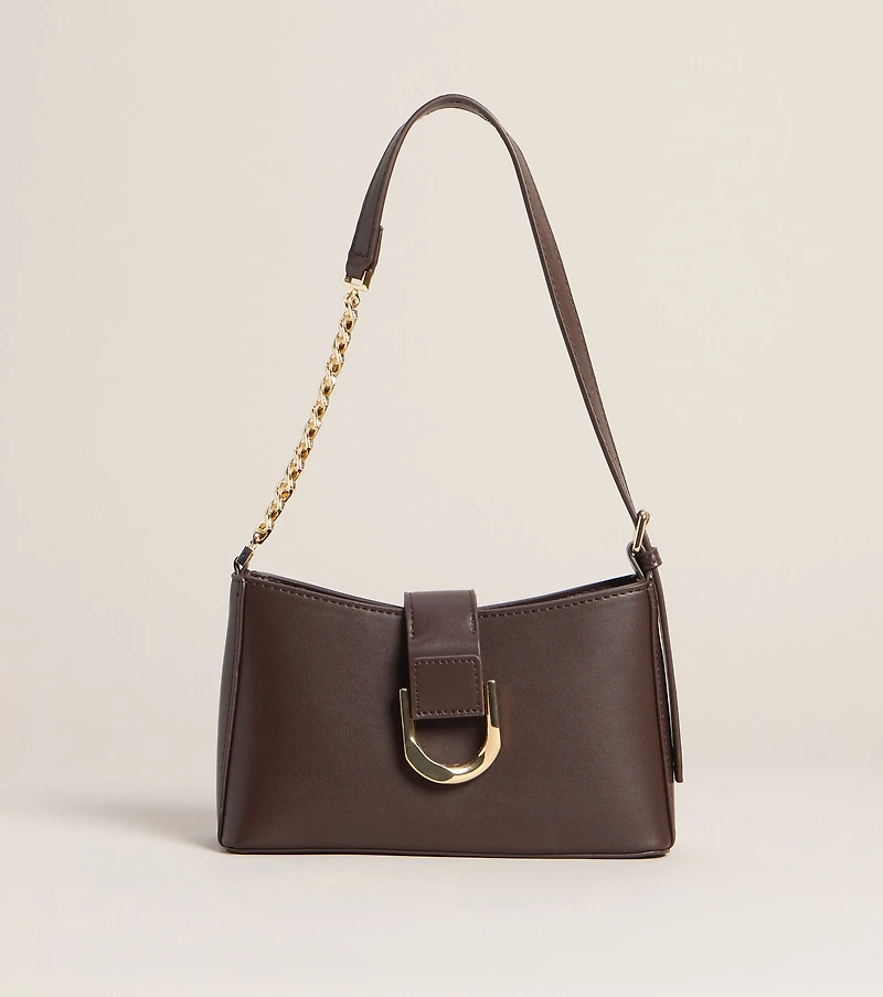 Uptown Mood Chain Strap Shoulder Bag