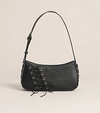 On Rotation Lace-Up Shoulder Bag