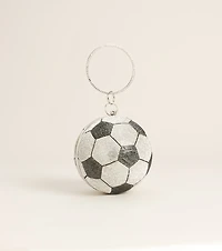 Kicked A Goal Soccer Rhinestone Bag