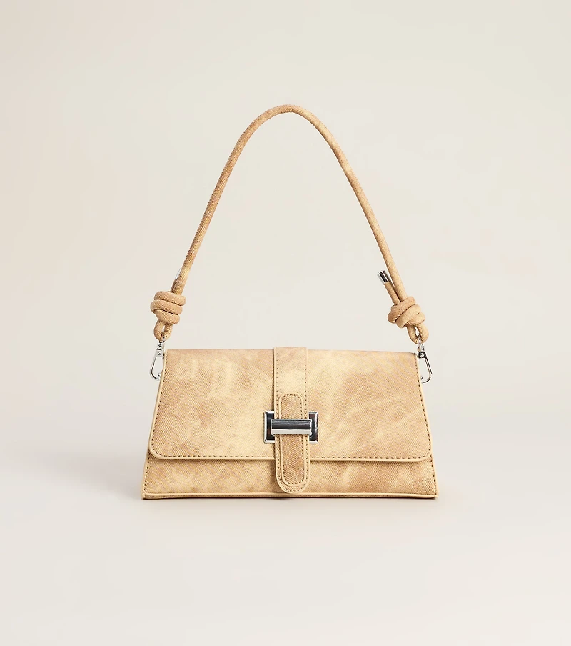 Trendsetter Faux Leather Shoulder Bag