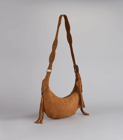 Desert After Dark Fringe Shoulder Bag