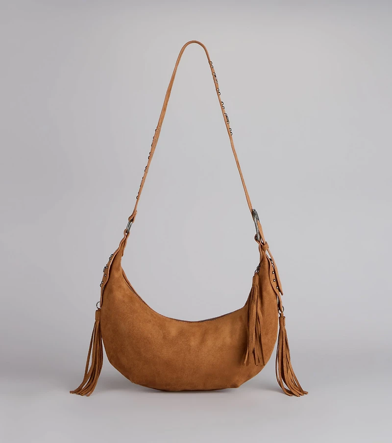 Desert After Dark Fringe Shoulder Bag