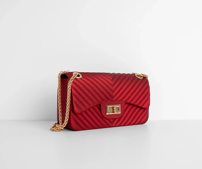 Matte Jelly Cross-Body Purse