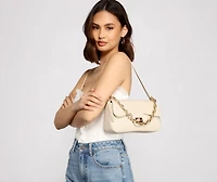 So Loved Faux Leather Shoulder Bag