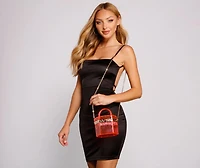 Trend Alert Acrylic Geometric Purse