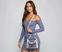 Clear Must-Have Top Handle Bag