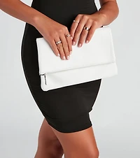 Contemporary Chic Pouch Clutch