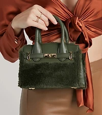 Plush Perfection Faux Fur Handbag
