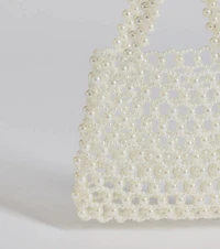 Sweetly Elite Faux Pearl Handbag