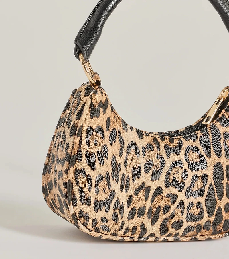 Wild Side Chic Leopard Print Handbag