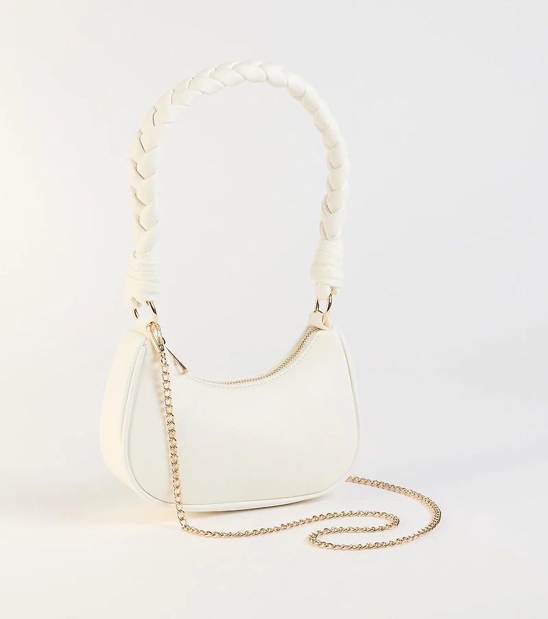 All The Vibes Braided Strap Shoulder Bag