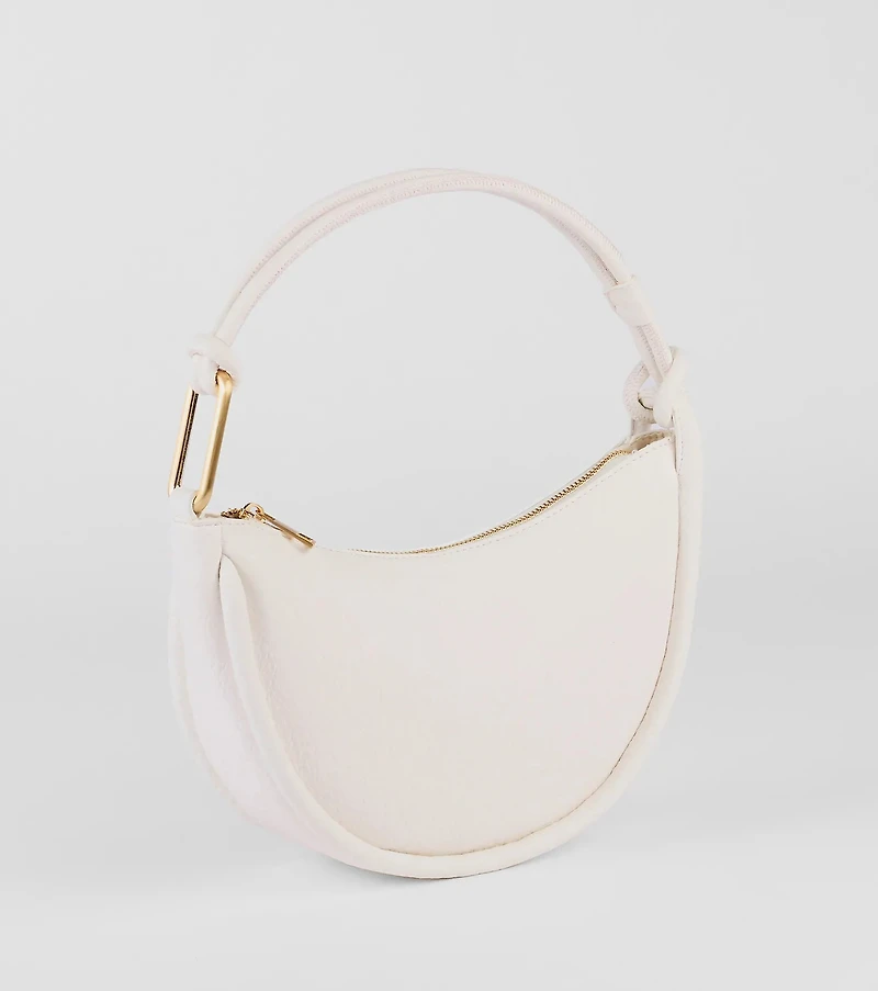 Effortless Chic Faux Leather Shoulder Bag