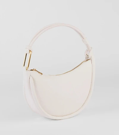 Effortless Chic Faux Leather Shoulder Bag