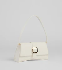 Icon Worthy Buckle Strap Shoulder Bag